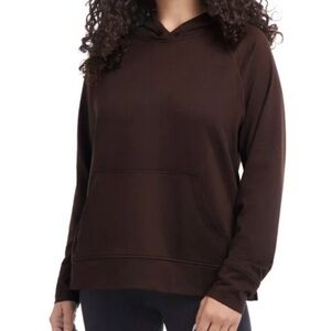 Danskin Women's Melange Hoodie Brown